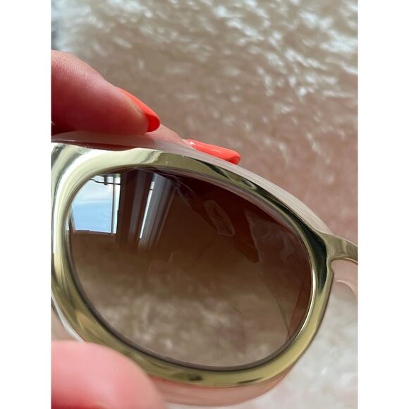 Dolce & Gabbana D&G DG 6104 3043/13 Pale Gold-Opal Ice-Brown Gradient Sunglasses main image 15